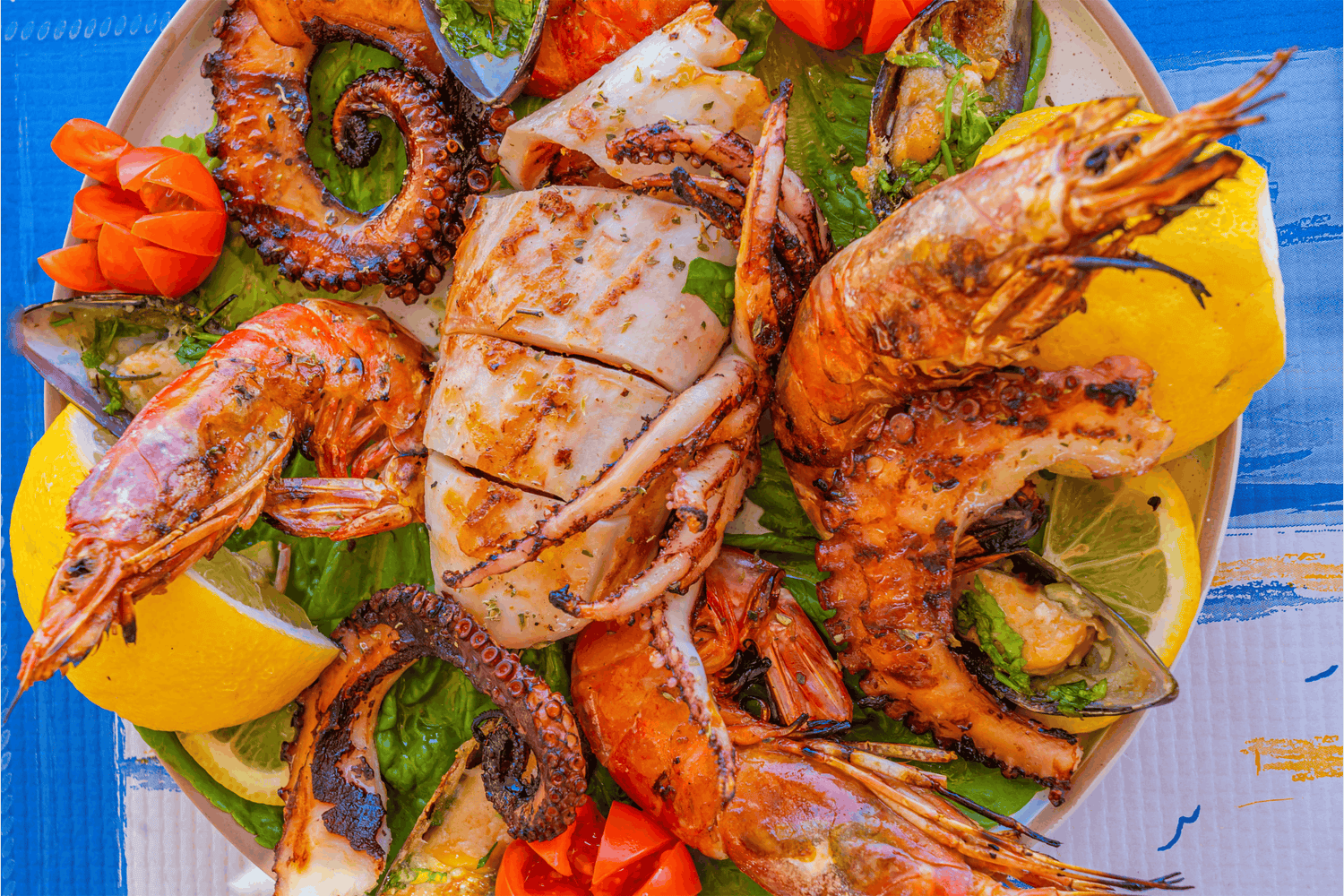 The air fryer uses hot air circulation to cook your seafood to perfection, leaving it crispy on the outside and juicy on the inside.