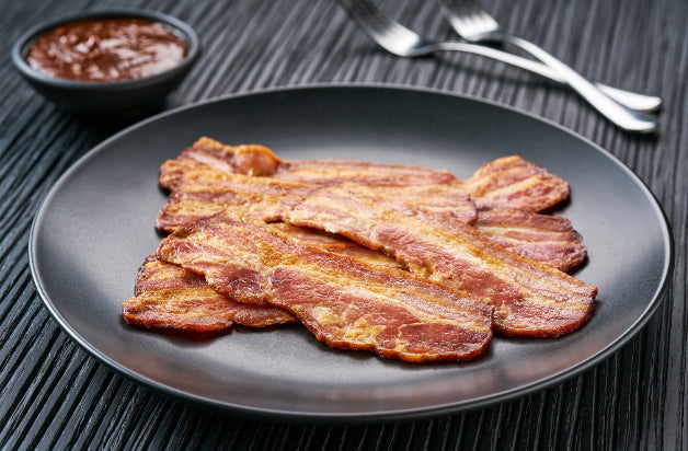 X&E smokeless baking pan baked bacon - to a delicate dinner