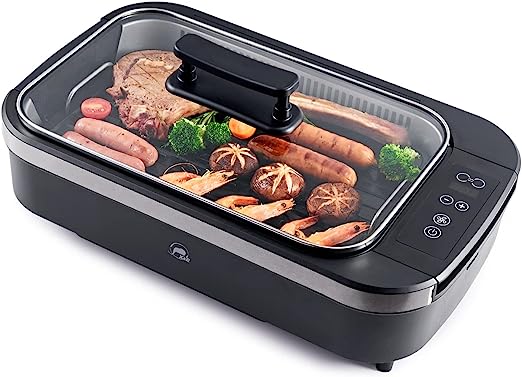 X&E Indoor Smokeless Grill - Perfect for Family Gatherings
